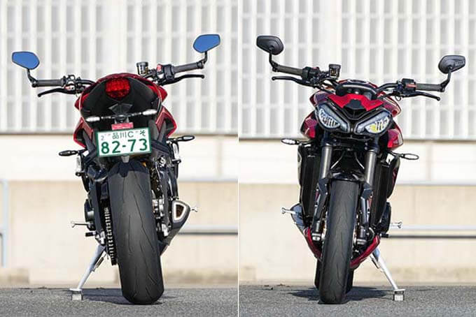 トライアンフの新型ストリートトリプル765 RS試乗インプレ！Moto2パワーを得たミドルクラス最強のハンドリングマシン 10写真