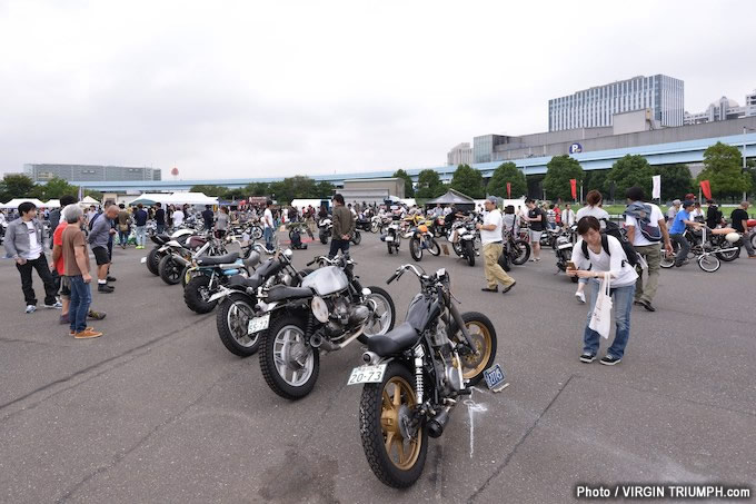 デウス バイクビルドオフで見かけたトライアンフカスタム