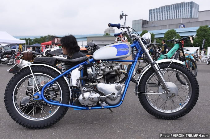 デウス バイクビルドオフで見かけたトライアンフカスタム