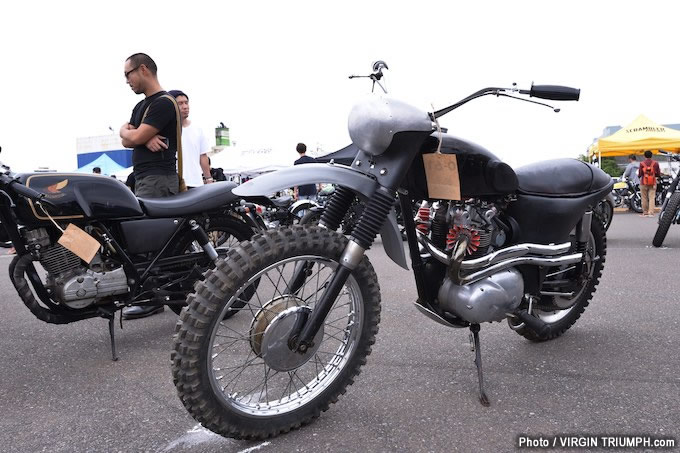 デウス バイクビルドオフで見かけたトライアンフカスタム