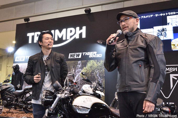 新型タイガーやスピードマスターが注目を集めた東京モーターサイクショー2018トライアンフレポートの画像