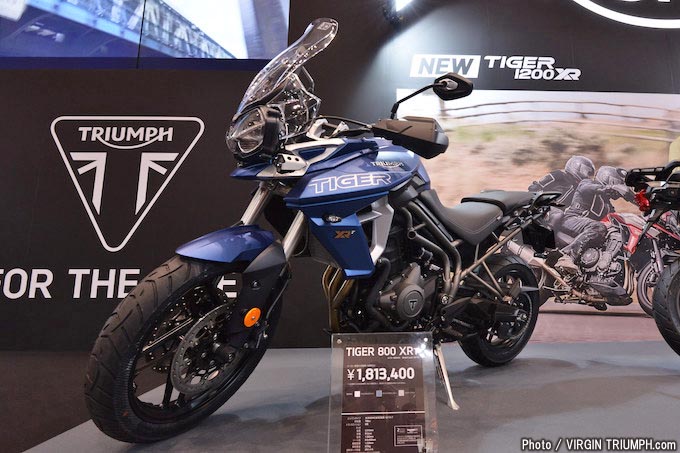 新型タイガーやスピードマスターが注目を集めた東京モーターサイクショー2018トライアンフレポートの画像