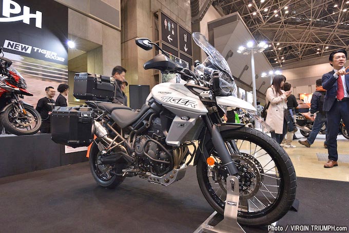 新型タイガーやスピードマスターが注目を集めた東京モーターサイクショー2018トライアンフレポートの画像