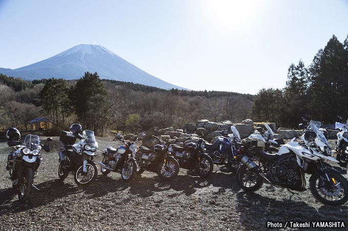 アドベンチャーバイクで遊び尽くせ！「第1回 TRIUMPH ADVENTURE EXPERIENCE in Fuji」レポートの画像