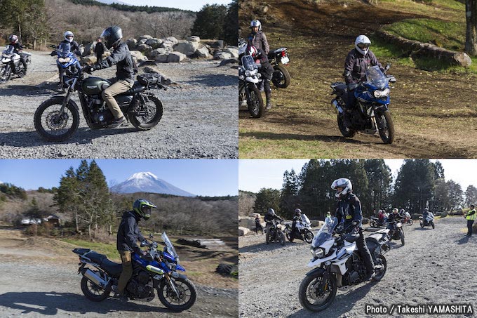 アドベンチャーバイクで遊び尽くせ！「第1回 TRIUMPH ADVENTURE EXPERIENCE in Fuji」レポートの画像