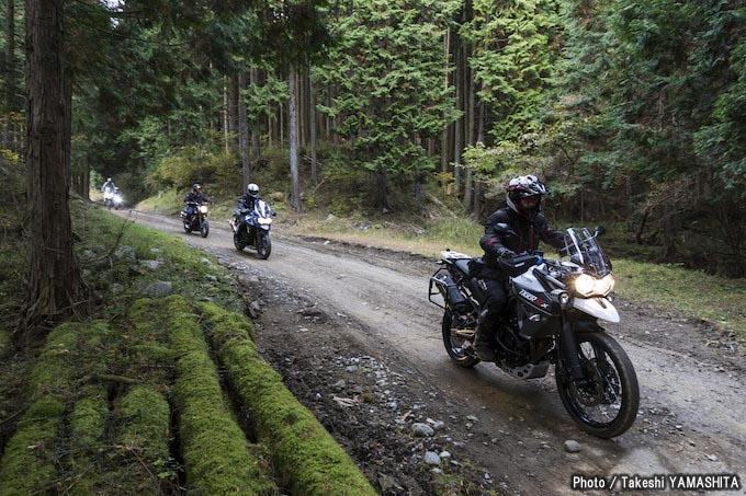 アドベンチャーバイクで遊び尽くせ！「第1回 TRIUMPH ADVENTURE EXPERIENCE in Fuji」レポートの画像