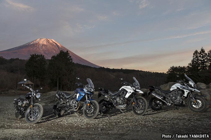 アドベンチャーバイクで遊び尽くせ！「第1回 TRIUMPH ADVENTURE EXPERIENCE in Fuji」レポートの画像