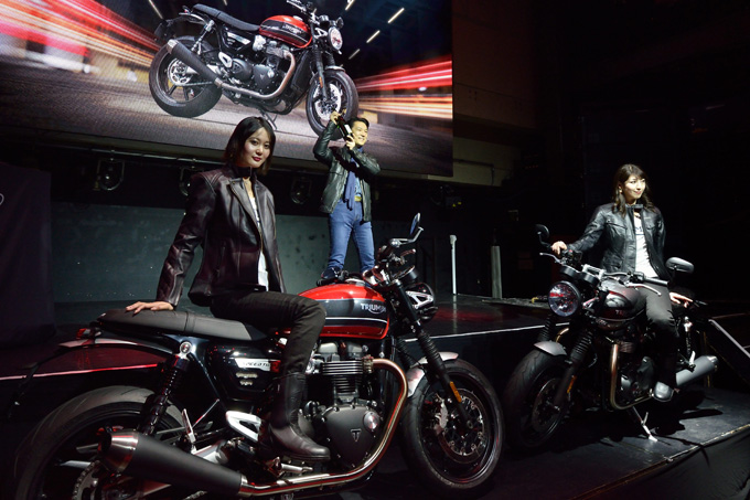 トライアンフ新型スピードツイン発表＆ローンチパーティー「TRIUMPH NIGHT」の画像