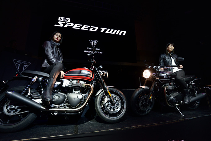 トライアンフ新型スピードツイン発表＆ローンチパーティー「TRIUMPH NIGHT」の画像