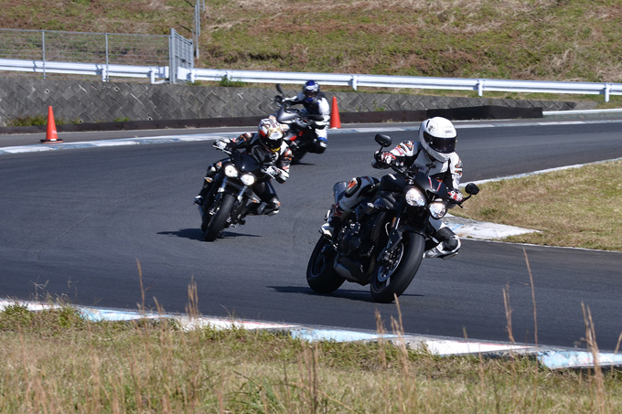 サーキット走行初心者も大歓迎！第三回「トライアンフ ライディング アカデミー(TRA)」 レポートの画像