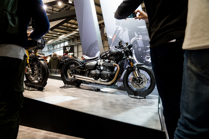 【EICMA2019レポート】「T120 Bud Ekins／T100 Bud Ekins Special Edition」に「THRUXTON RS」、「Bobber TFC」をワールドローンチの画像