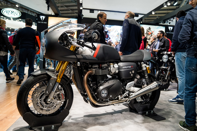 【EICMA2019レポート】「T120 Bud Ekins／T100 Bud Ekins Special Edition」に「THRUXTON RS」、「Bobber TFC」をワールドローンチの画像