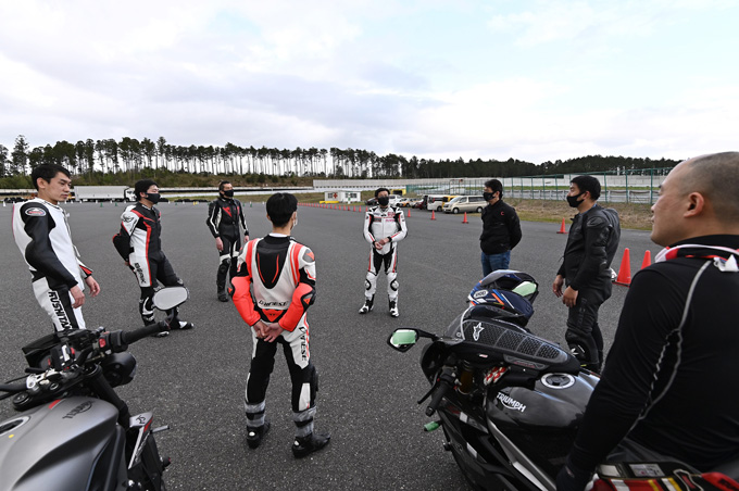 安全にスポーツライディングを楽しむためのサーキット講習会！「第4回 トライアンフ・ライディング・アカデミー(TRA)」 レポートの30画像