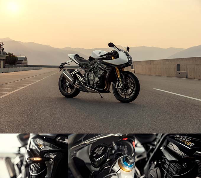 トライアンフがハーフカウルを装備したカフェレーサー「SPEED TRIPLE 1200 RR（スピードトリプル1200RR）」を発表！の12画像