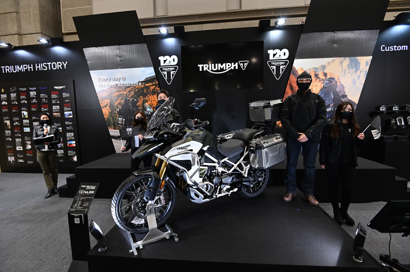 注目の新型タイガー1200が展示された「東京モーターサイクルショー2022」トライアンフブースレポート！の04画像