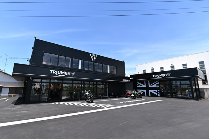 日本最大級の大型店舗、トライアンフ正規販売「トライアンフ名古屋」が11/27にグランドオープン！の01画像
