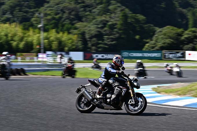 初心者大歓迎！トライアンフのサーキット講習会「トライアンフ・ライディング・アカデミー（＝TRA）」 レポート　の21画像