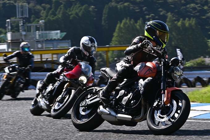 初心者大歓迎！トライアンフのサーキット講習会「トライアンフ・ライディング・アカデミー（＝TRA）」 レポート　の22画像