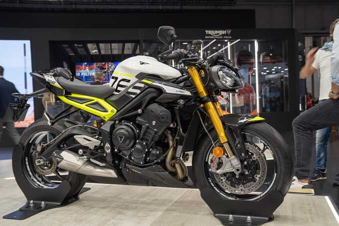 【ミラノモーターサイクルショー2022(EICMA2022）レポート】トライアンフは新型ストリートトリプルやクロームコレクションを展示の01画像