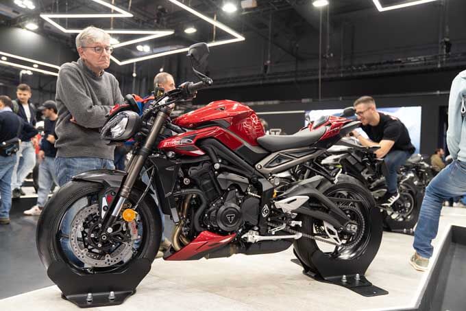 【ミラノモーターサイクルショー2022(EICMA2022）レポート】トライアンフは新型ストリートトリプルやクロームコレクションを展示の10画像