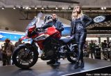 EICMA2017のトライアンフブースで発表された新型タイガー1200＆800の画像