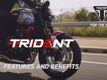 ついに姿を現した！トライアンフの新型TRIDENT 660（トライデント660）のオフィシャルムービーの画像