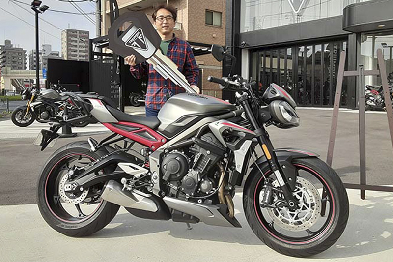 ストリートトリプルR LOW（2021） トライアンフ オーナーズスナップ