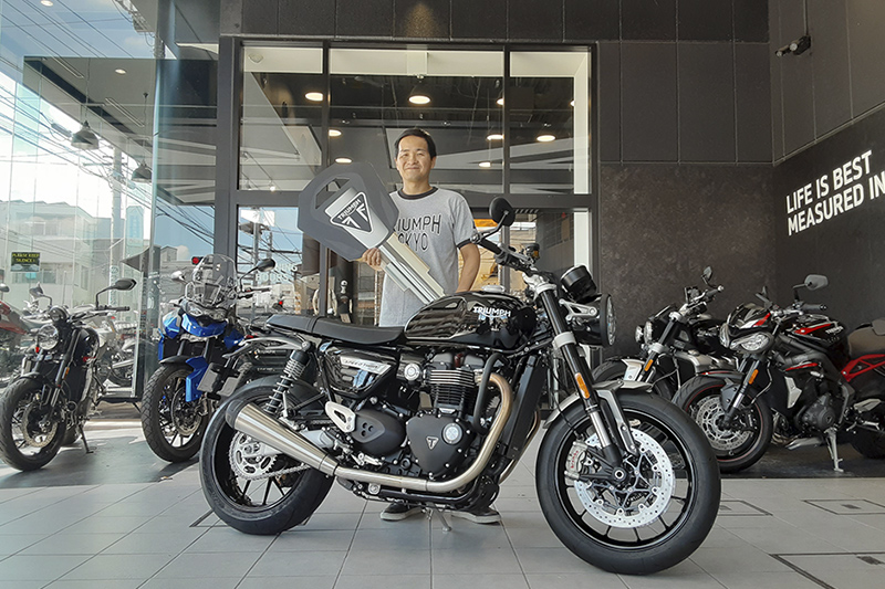 スピードツイン（2022） YoshiAさん トライアンフ オーナーズスナップ