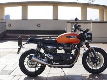 トライアンフのスピードツイン1200（SPEED TWIN 1200）を試乗インプレ！デートも行けちゃう戦闘機の画像