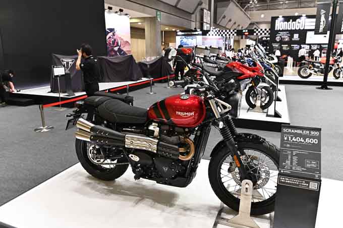 注目の新型ストリートトリプルなどが展示された「第50回東京モーターサイクルショー」トライアンフブースレポート！の11画像