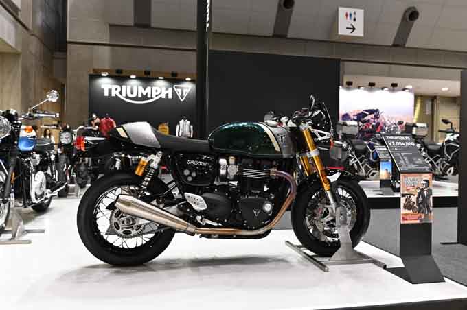 注目の新型ストリートトリプルなどが展示された「第50回東京モーターサイクルショー」トライアンフブースレポート！の14画像