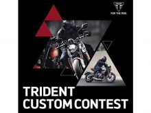 トライアンフ主催の「Trident Custom Contest（トライデント カスタムコンテスト）」の投票開始！の画像
