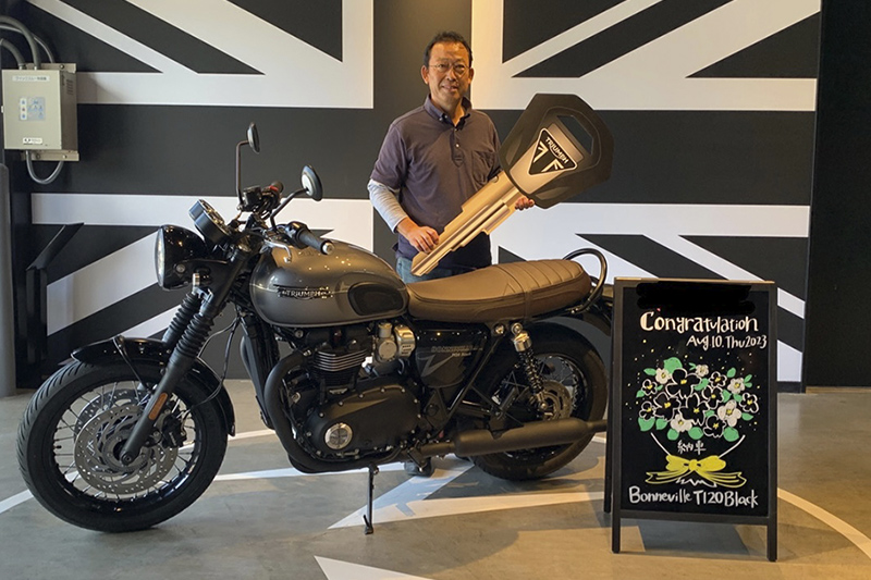 ボンネビルT120ブラック（2024） トライアンフ オーナーズスナップ