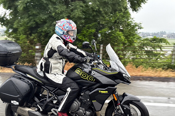 【木村亜美がSSTR 2025に参加!】SSTRを走るならトライアンフ「Tiger Sport 800」で決まり! やっぱり間違いなかったロングツーリング 最高の相棒! 15画像