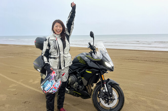 【木村亜美がSSTR 2025に参加!】SSTRを走るならトライアンフ「Tiger Sport 800」で決まり! やっぱり間違いなかったロングツーリング 最高の相棒! 17画像