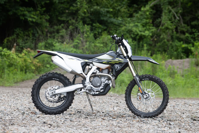 【トライアンフ TF250-E / TF450-E 試乗記】オフロード界に殴り込みをかけた、本気の英国製エンデューロマシン 10画像