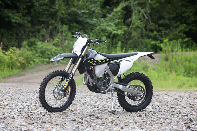 【トライアンフ TF250-E / TF450-E 試乗記】オフロード界に殴り込みをかけた、本気の英国製エンデューロマシン 11画像