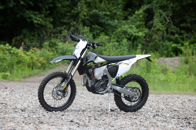 【トライアンフ TF250-E / TF450-E 試乗記】オフロード界に殴り込みをかけた、本気の英国製エンデューロマシン 12画像