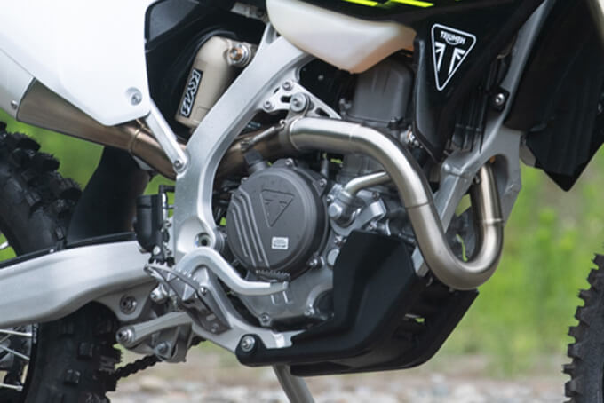 【トライアンフ TF250-E / TF450-E 試乗記】オフロード界に殴り込みをかけた、本気の英国製エンデューロマシン 17画像