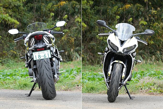 【【トライアンフ デイトナ660 試乗記】ライダーにフィットする誂え感が大きな魅力 10写真