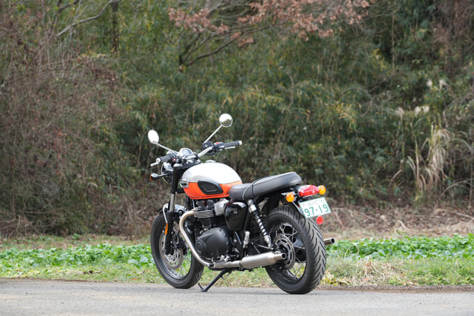 【トライアンフ ボンネビル T100 試乗記】ラフ＆ラギッド、これぞクラシックスポーツ09写真