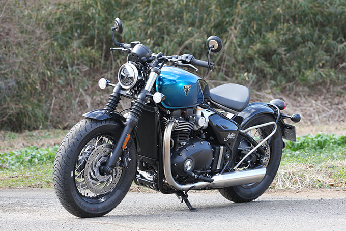 【トライアンフ ボンネビル ボバー 試乗記】ストリートレーサーの元祖、ここに極まる05写真