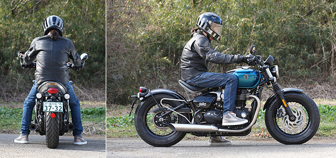 【トライアンフ ボンネビル ボバー 試乗記】ストリートレーサーの元祖、ここに極まる07写真