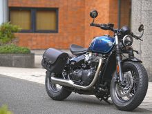 【トライアンフ ボンネビル ボバー 試乗記】ストリートレーサーの元祖、ここに極まる