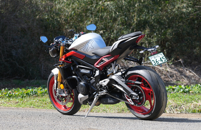 【トライアンフ ストリートトリプル765RX 試乗記】走る歓びを凝縮したプレミアム・ハンドリングマシン10写真