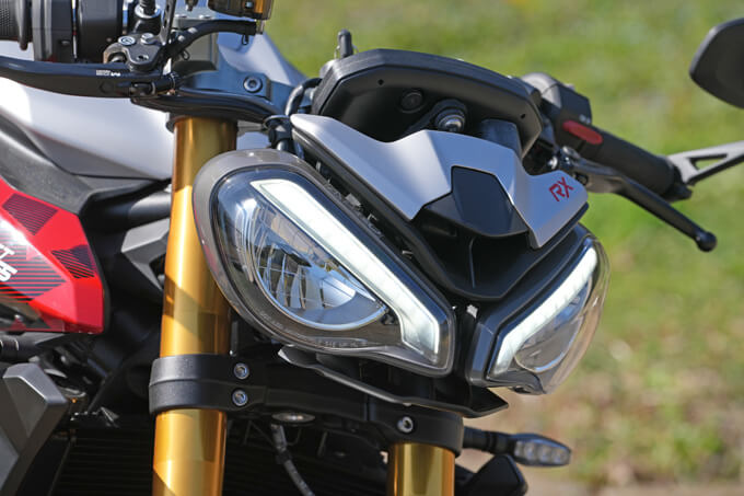 【トライアンフ ストリートトリプル765RX 試乗記】走る歓びを凝縮したプレミアム・ハンドリングマシン16画像