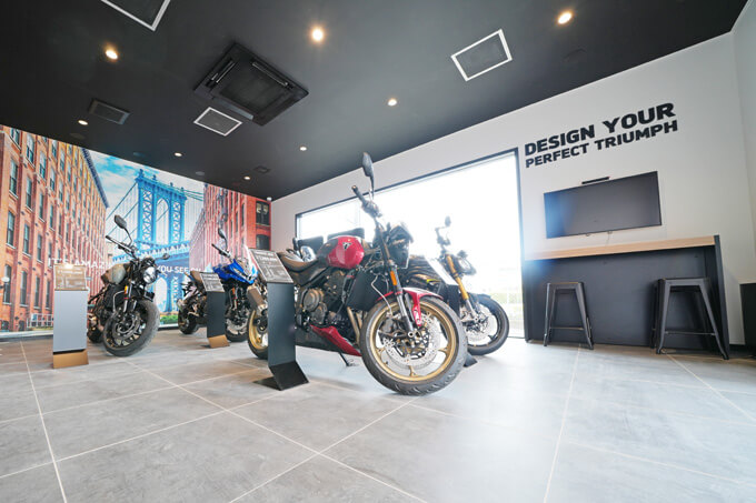 関東エリアに新たなトライアンフの拠点が誕生 ! “バイカーが集う場所”を目指す『トライアンフ所沢』　11画像