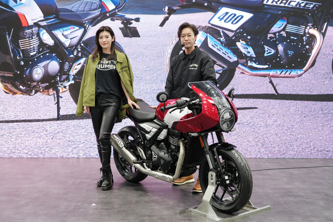 【第53回 東京モーターサイクルショー2026出展詳報!!】トライアンフ ブース　メイン画像
