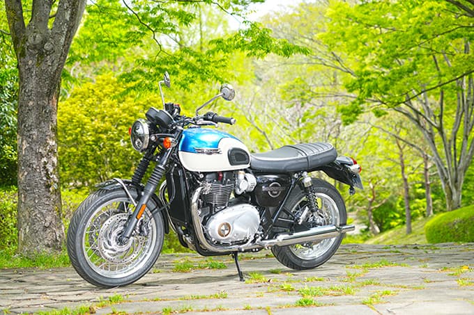 【トライアンフ ボンネビル T120 試乗記】これぞ“ボンネビルの完成形” 現代技術で磨かれた正統トラディショナル メイン写真