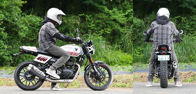 【トライアンフ トラッカー400 試乗記】自由に、軽快に、そしてちょっとワイルドに！12画像